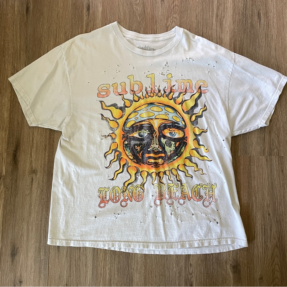 Urban Outfitters Sublime Oversized Graphic T-shirt Dress